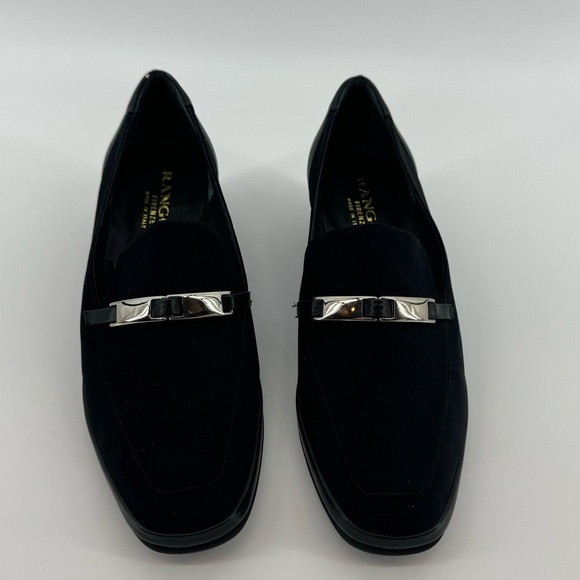 Rangoni Firenze Fabric and Leather Heeled Loafer - Excellent Condition - 8.5 B - Picture 9 of 9